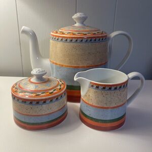 Villeroy & Boch SWITCH 4 Coffee Pot, Covered Sugar Bowl & Creamer Set